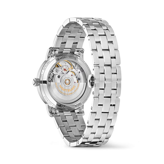 Tradition Automatic Date 32 mm, Edelstahl • Saphir von Montblanc (MB132317)