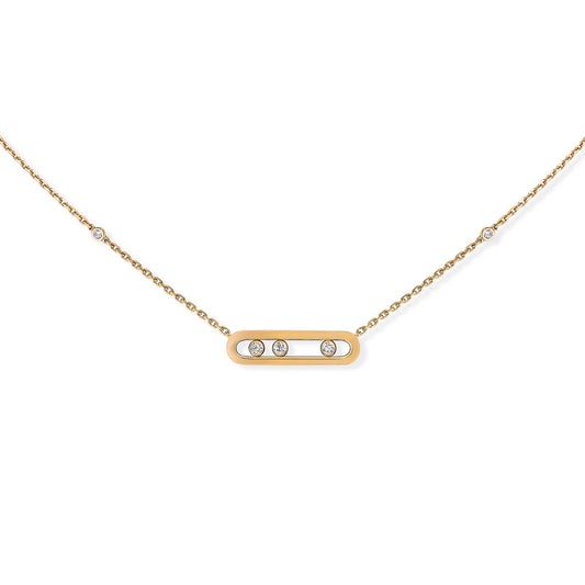Move Classique Baby Halskette, Gelbgold • Diamant von Messika (04323-YG)