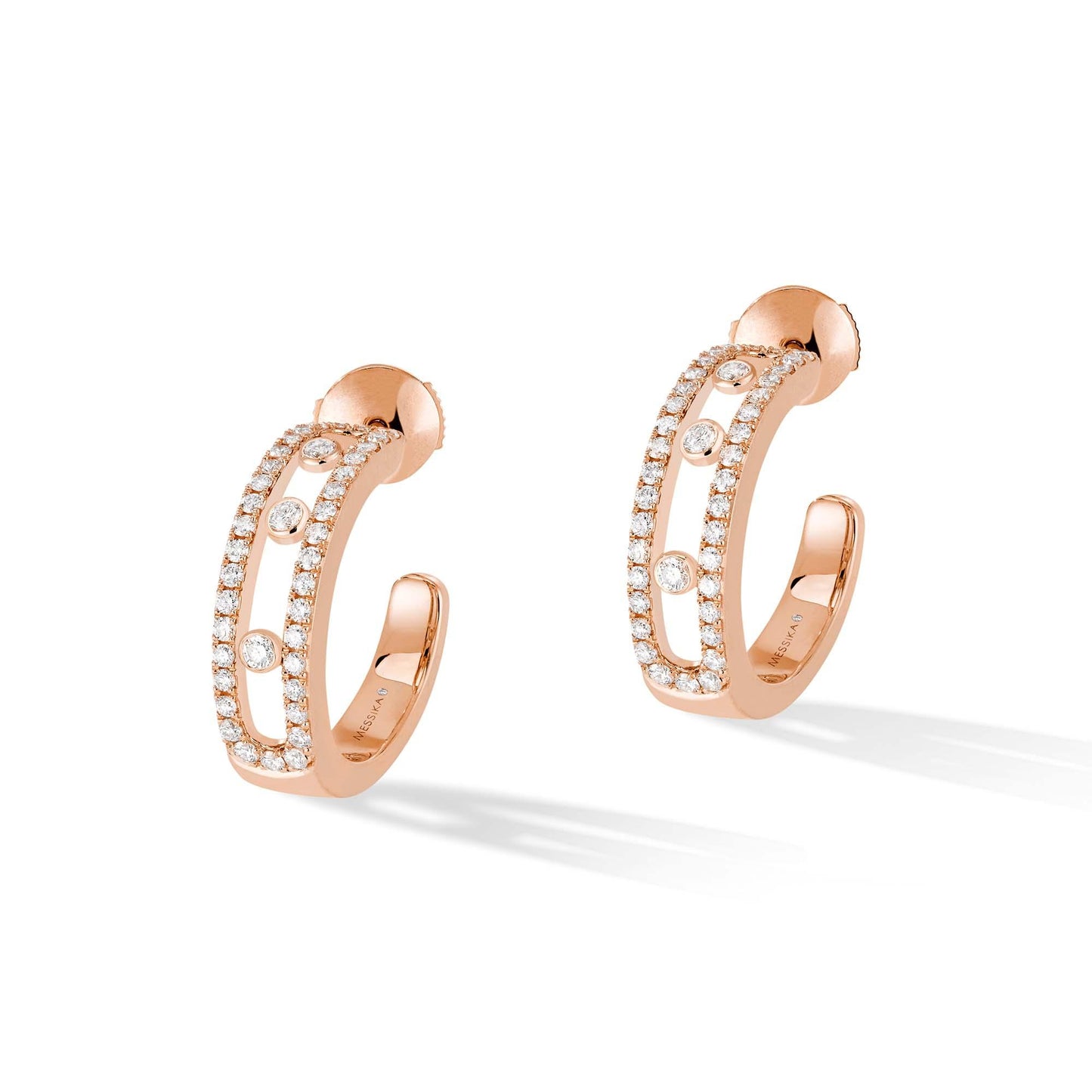 Move Classique Pavé Hoop Creolen • Diamant von Messika (04993-PG) Move Classique Pavé Hoop Creolen • Diamant von Messika (04993-PG)
