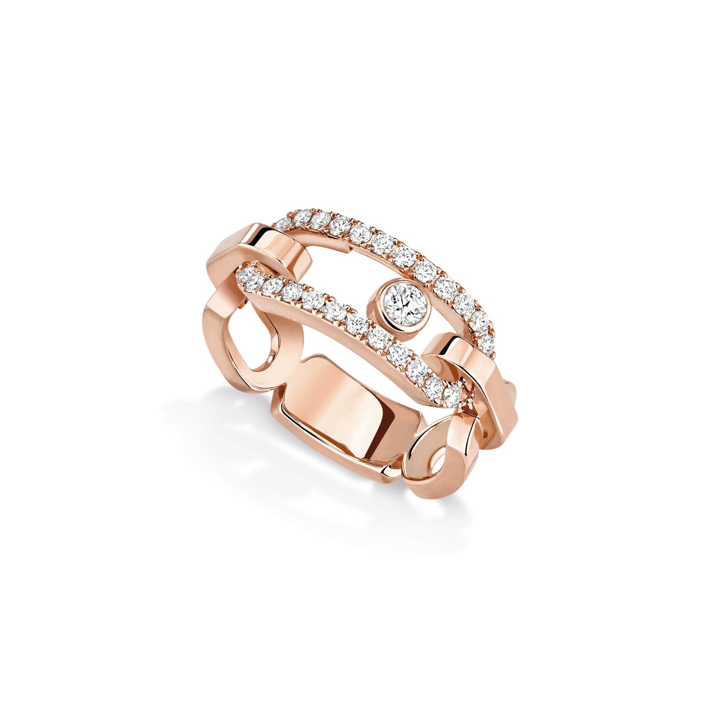 Move Link Diamantenring, Roségold • Diamant von Messika (12728-PG) Move Link Diamantenring, Roségold • Diamant von Messika (12728-PG)