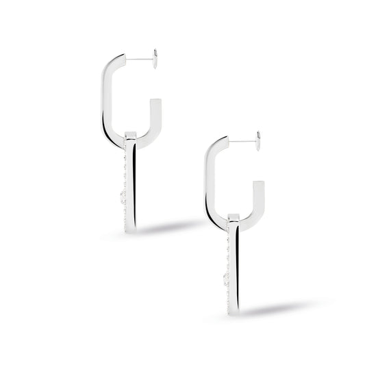 Move Link Ohrhänger, Weißgold • Diamant von Messika (12469-WG)