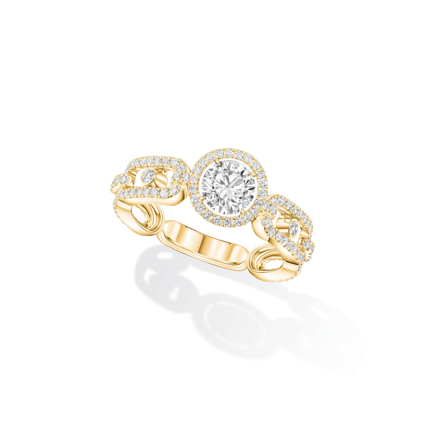 Move Link Ring, Gelbgold • Diamant von Messika (13748-YG)
