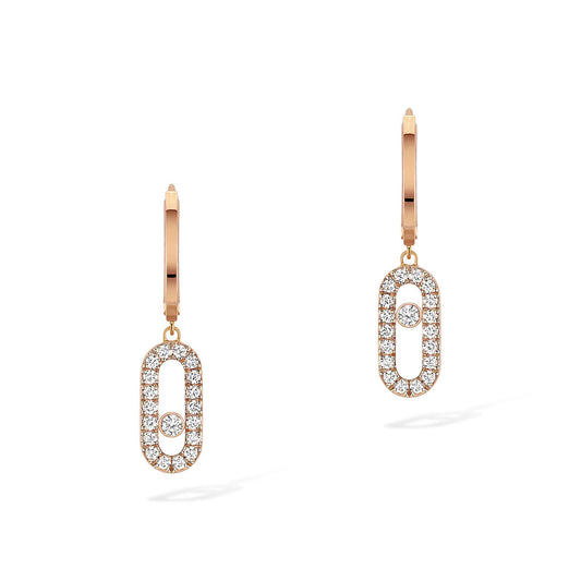 Move Uno Creolen, Roségold • Diamant von Messika (12037-PG)