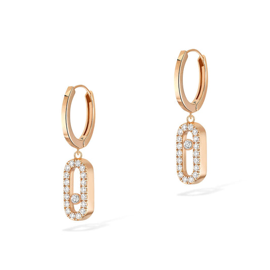 Move Uno Creolen, Roségold • Diamant von Messika (12037-PG)