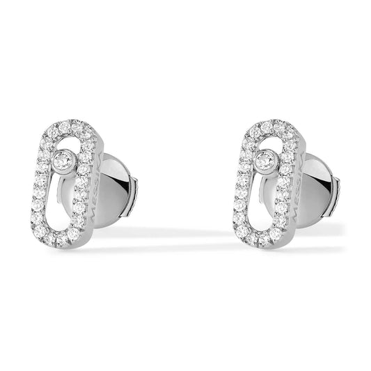 Move Uno Ohrstecker, Weißgold • Diamant von Messika (05634-WG)