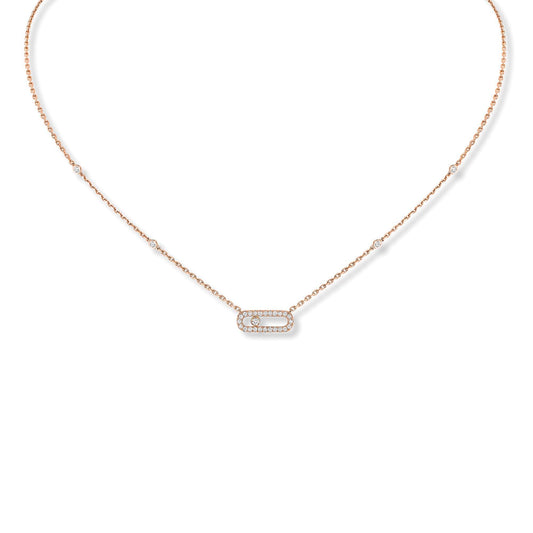 Move Uno Pavé Halskette • Diamant von Messika (04708-PG)