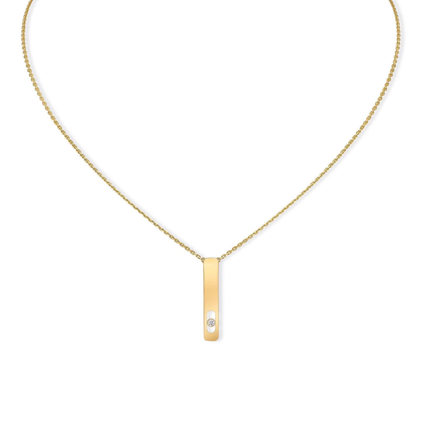 My First Diamond Halskette, Gelbgold • Diamant von Messika (07498-YG)