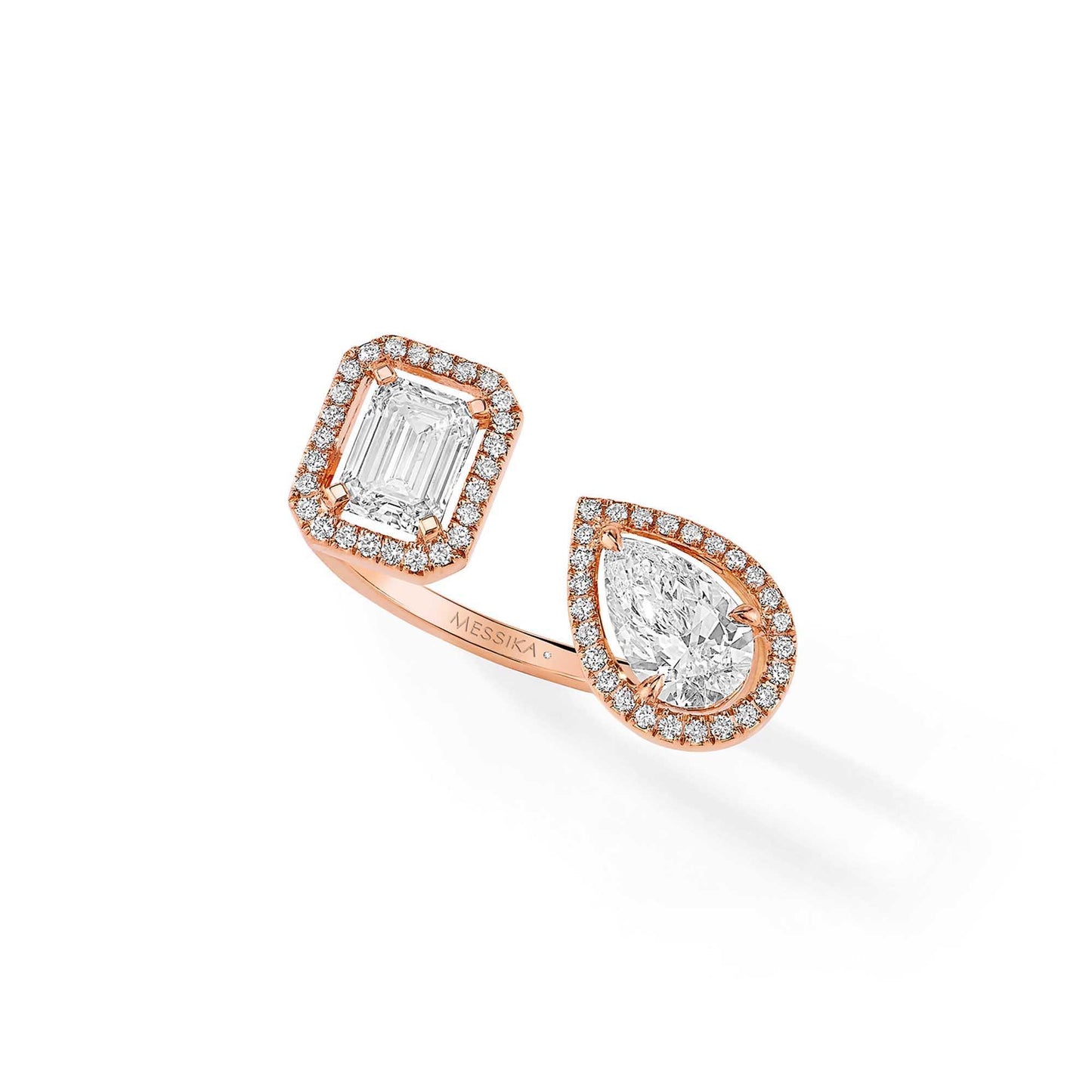 My Twin Toi & Moi Ring • Diamant • Smaragd von Messika (06502-PG)