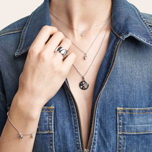 myMIKADO Armband Swiss Topas, Weißgold • Topas von Tamara Comolli (B-MM-ToSw-wg)