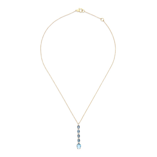 Azure Halskette, Gelbgold • Diamant • Topas von Nanis (CS21-597)