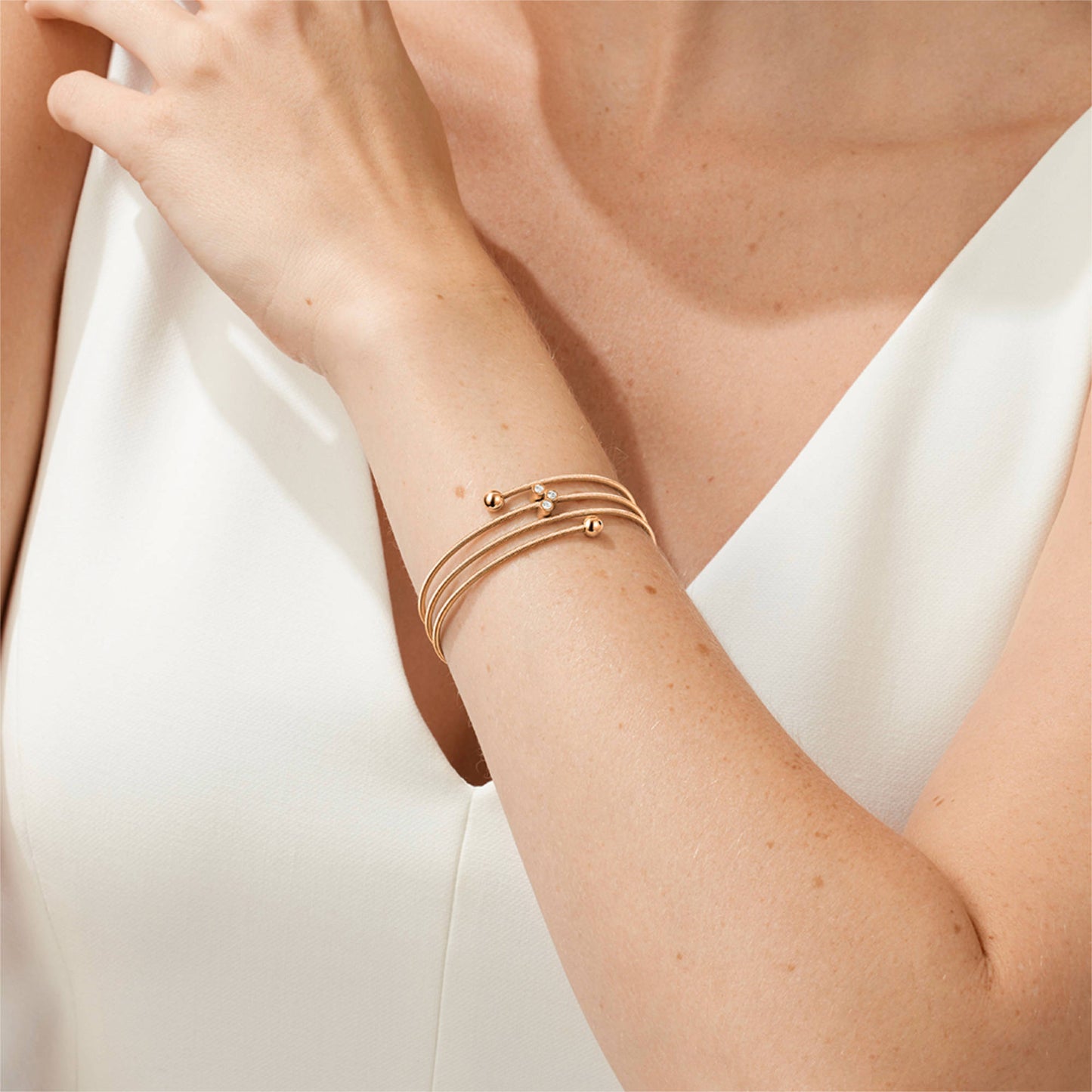 Niessing Colette C Architecture Anhänger (N372930-cr) mit Diamant