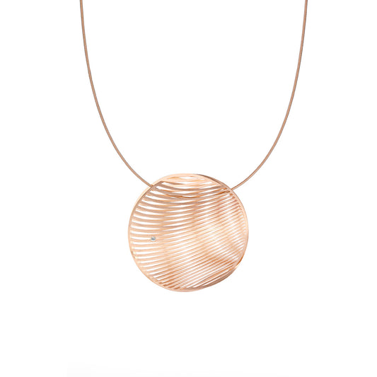 Niessing Mirage Anhänger runde Form (N333930-50mm-cr) mit Diamant