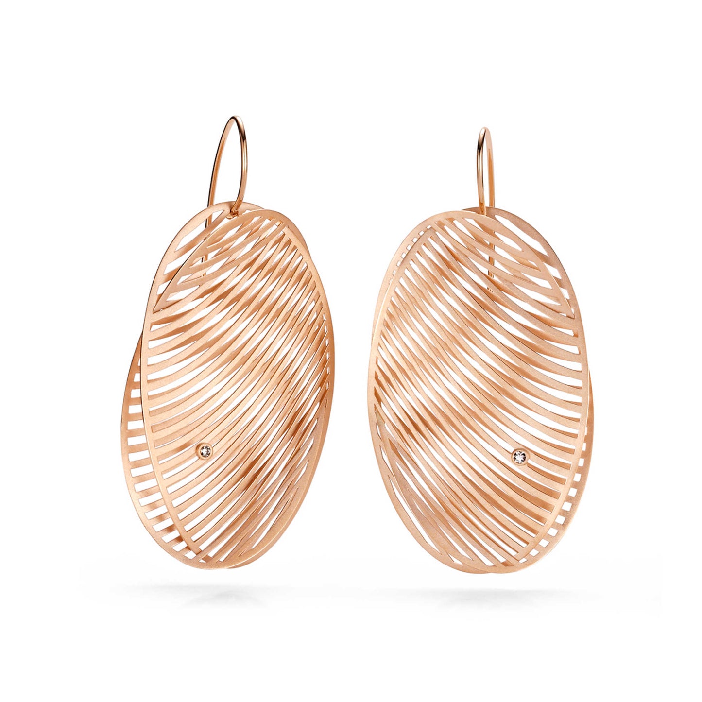 Niessing Mirage Ohrhänger ovale Form (N334950-cr) mit Diamant