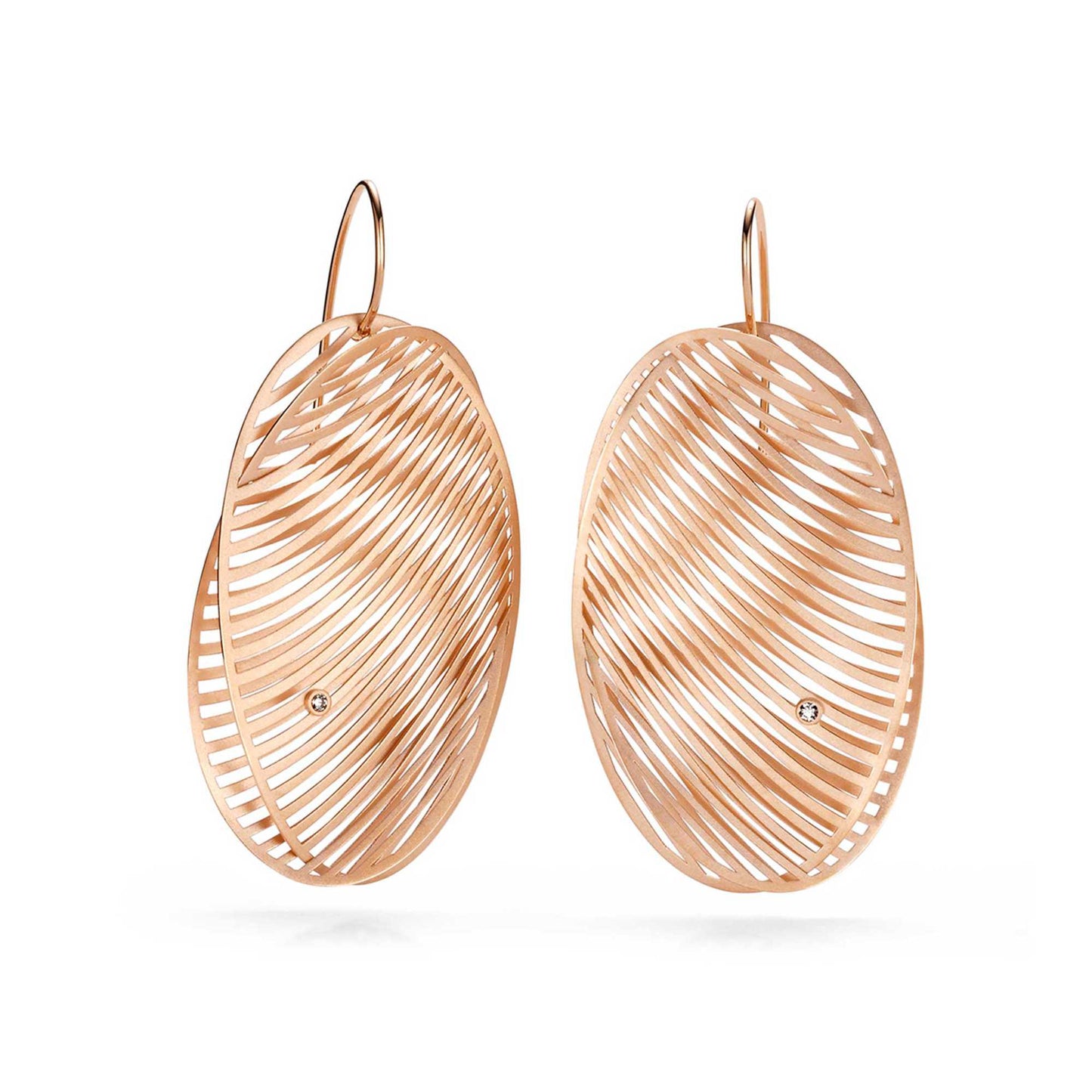 Niessing Mirage Ohrhänger ovale Form (N334950-rw) mit Diamant