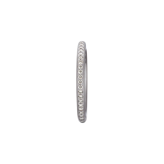 Niessing Satellite Colors oval Ring (N321570-50br-fvs1-pt) aus Platin mit Diamant