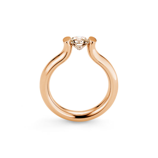 Niessing Spannring® Heaven - N371994-3.5mm-0.5ct (5ct-cinnamon-gloss-cr) mit Diamant
