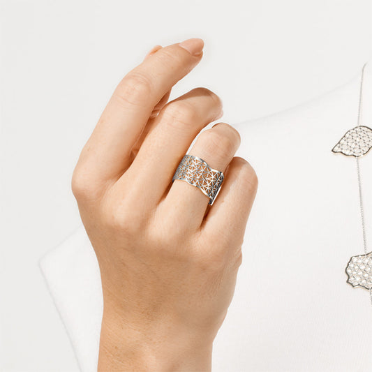 Topia Vision Ring , Platin von Niessing (N381012-14mm-pt)