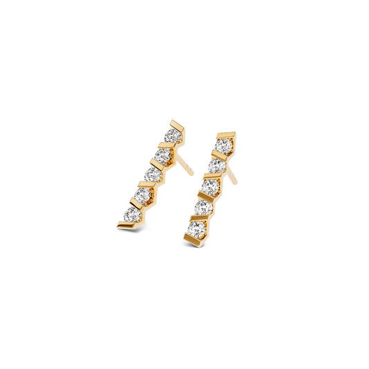 Niessing Vivida Ohrstecker - N404945-3.5mm-0.16ct (16ct-cy) mit Diamant