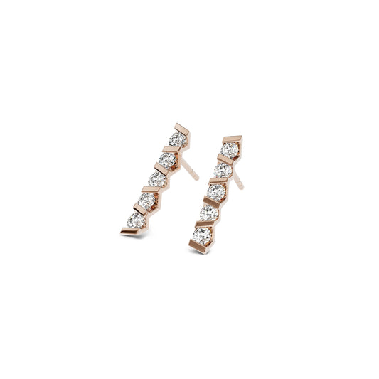 Niessing Vivida Ohrstecker - N404945-3.5mm-0.16ct (16ct-rw) mit Diamant