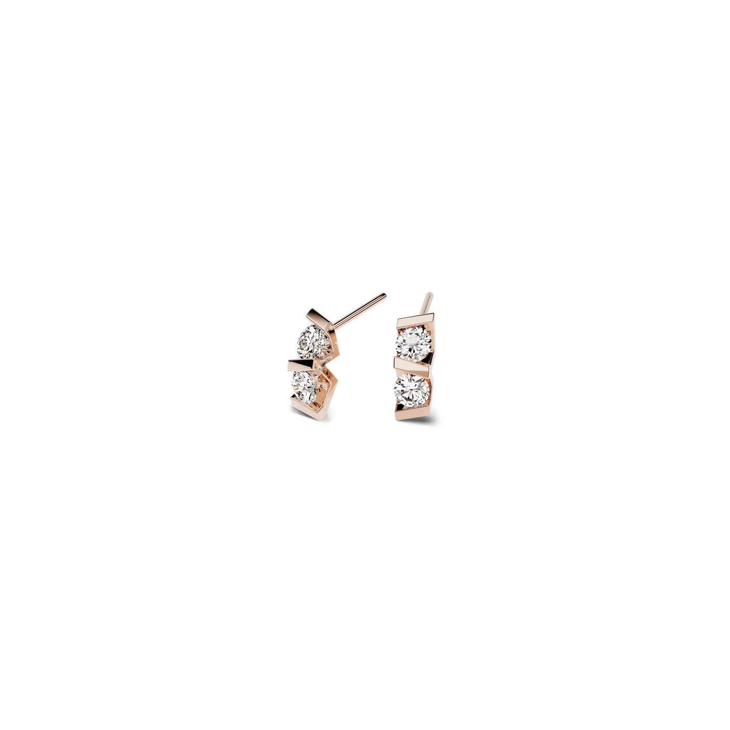 Niessing Vivida Ohrstecker - N404972-3.5mm-0.16ct (16ct-rw) mit Diamant