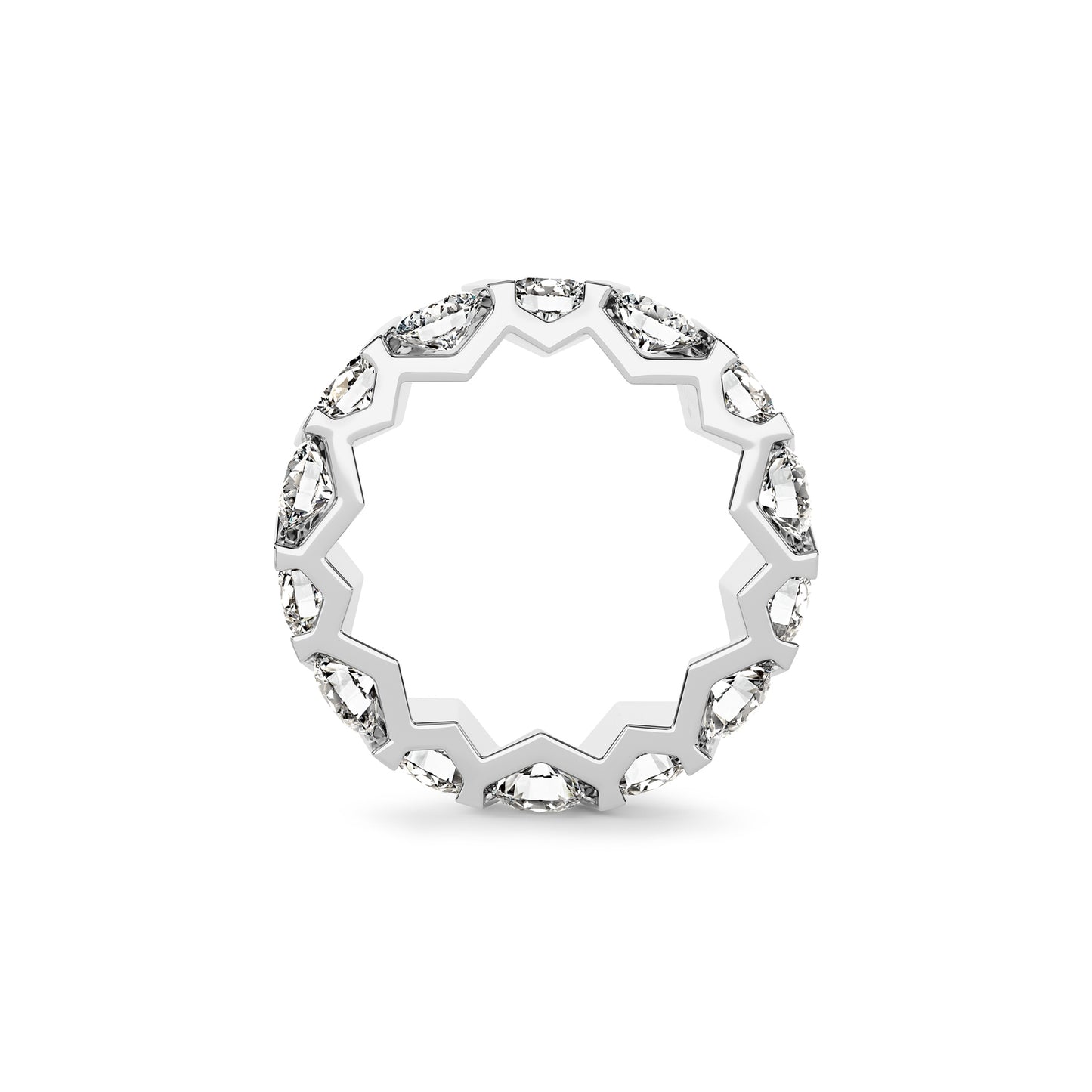 Niessing Vivida Ring - N401942-4.5mm-0.3ct (3ct-pt) aus Platin mit Diamant