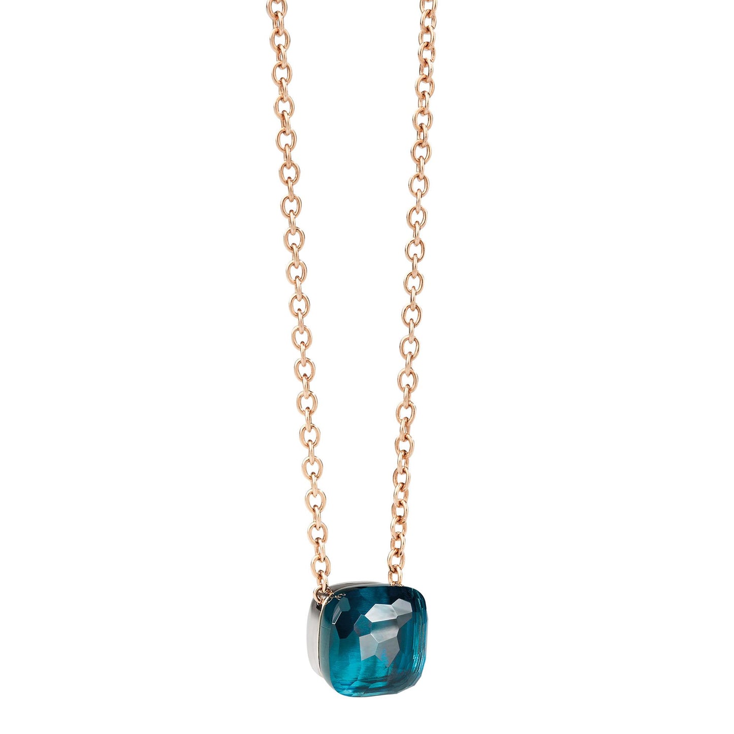 Nudo Anhänger mit Kette, Weißgold • Topas von Pomellato (PCB601DO6000000TL)