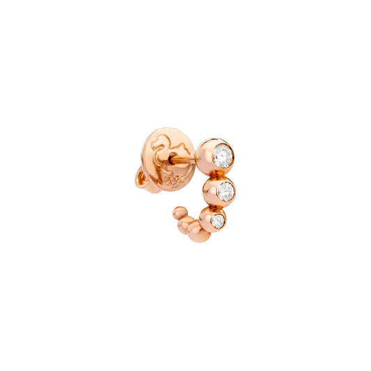 Ohrring Bollicine, Roségold • Diamant von DoDo (DHC1001-BOLLI-DB09R)