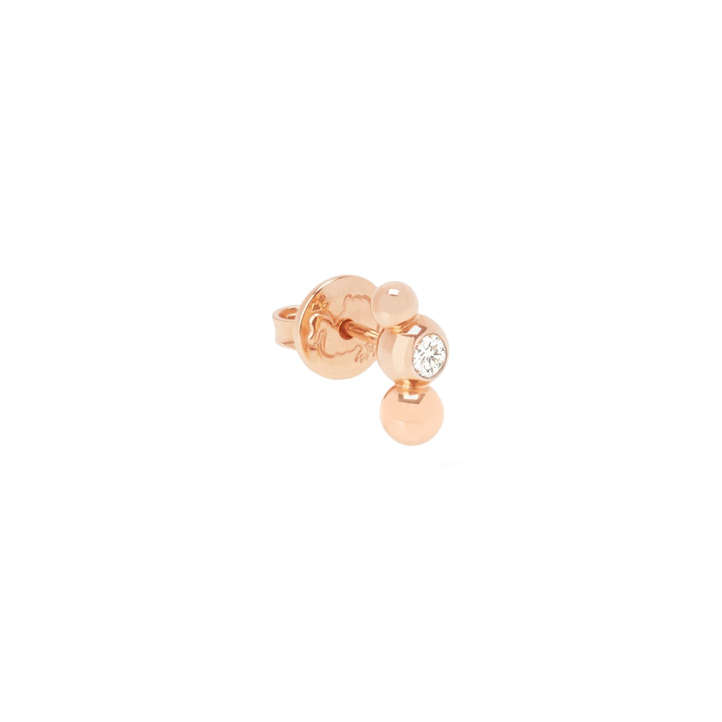 Ohrring Bollicine, Roségold • Diamant von DoDo (DHC3002-BOLLI-DB09R)