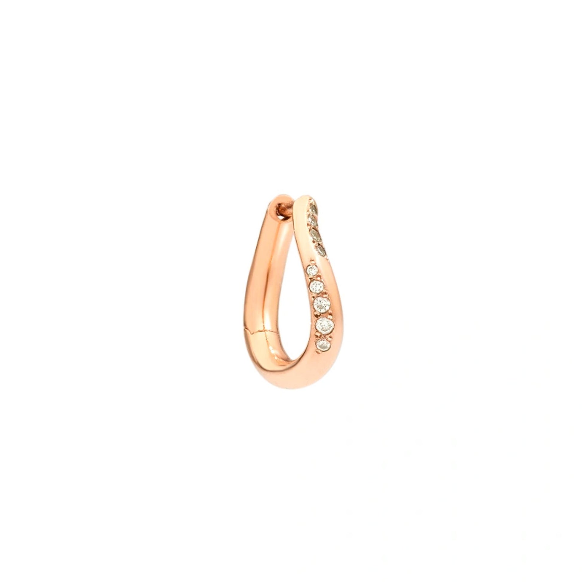 Ohrring Essentials Precious, Roségold • Diamant von DoDo (DHC2013-ESSEN-DB09R)
