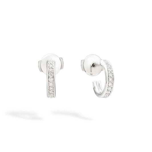 Ohrringe Pomellato Together, Weißgold • Diamant von Pomellato (POB8110O2WHRDB000)
