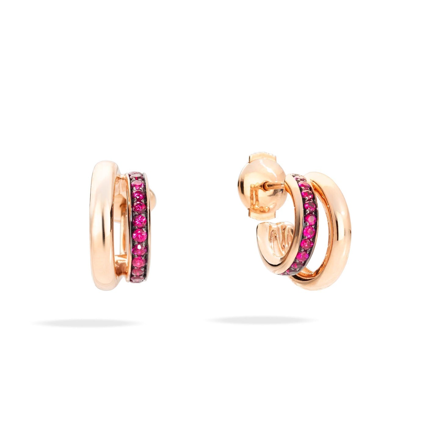 Ohrringe Pomellato Together, Roségold • Rubin von Pomellato (POB8111O7BRKRU000)