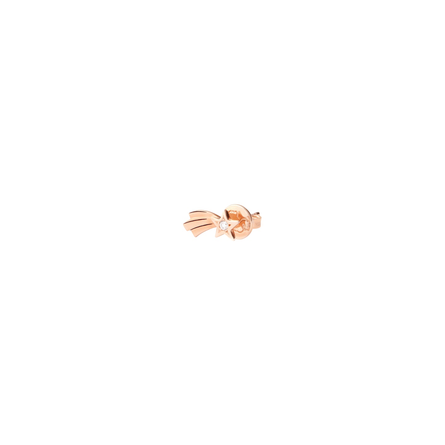 Ohrstecker Komet , Roségold • Diamant von DoDo (DHC4004-RSTAR-DB09R)