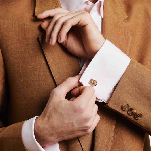 Panorama Manschettenknöpfe aus Gold, Roségold von FOPE (01004GX_XX_R_XBX_000)