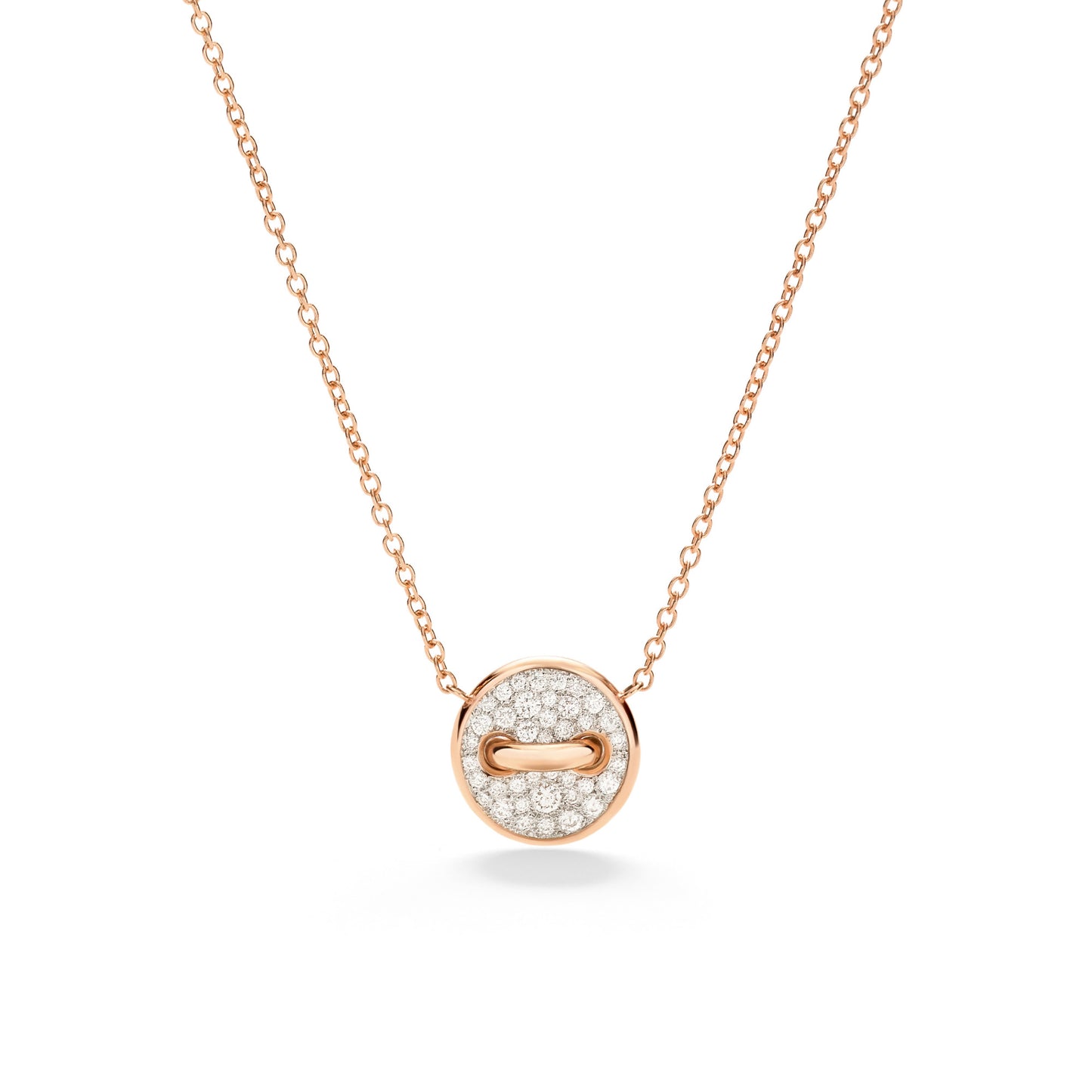 Pom Pom Dot Halskette mit Anhänger, Roségold • Diamant • Perlmutt von Pomellato (PCC4031O7WHRDB0MP)