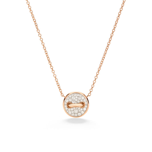 Pom Pom Dot Halskette mit Anhänger, Roségold • Diamant • Perlmutt von Pomellato (PCC4031O7WHRDB0MP)