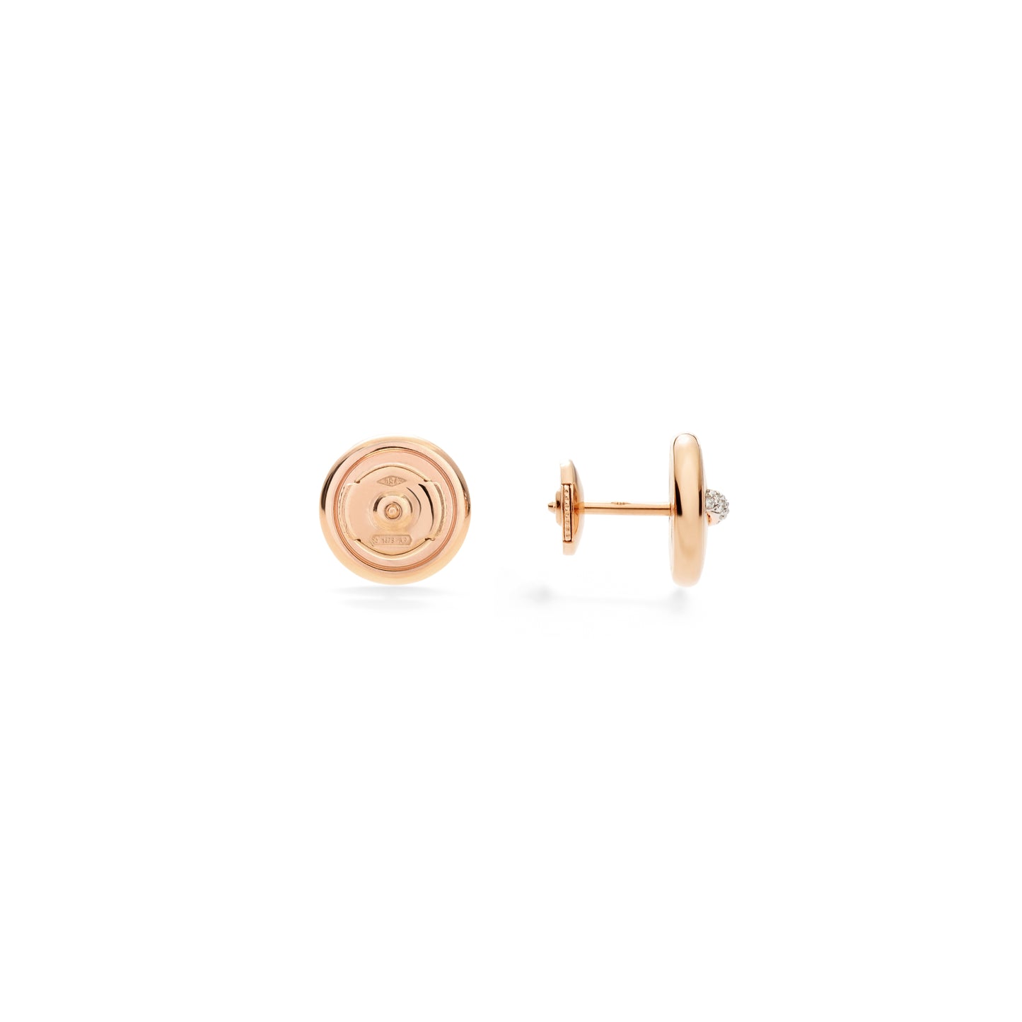 Pom Pom Dot Ohrringe, Bicolor-Gold • Diamant von Pomellato (POC5031O7WHRDB000)