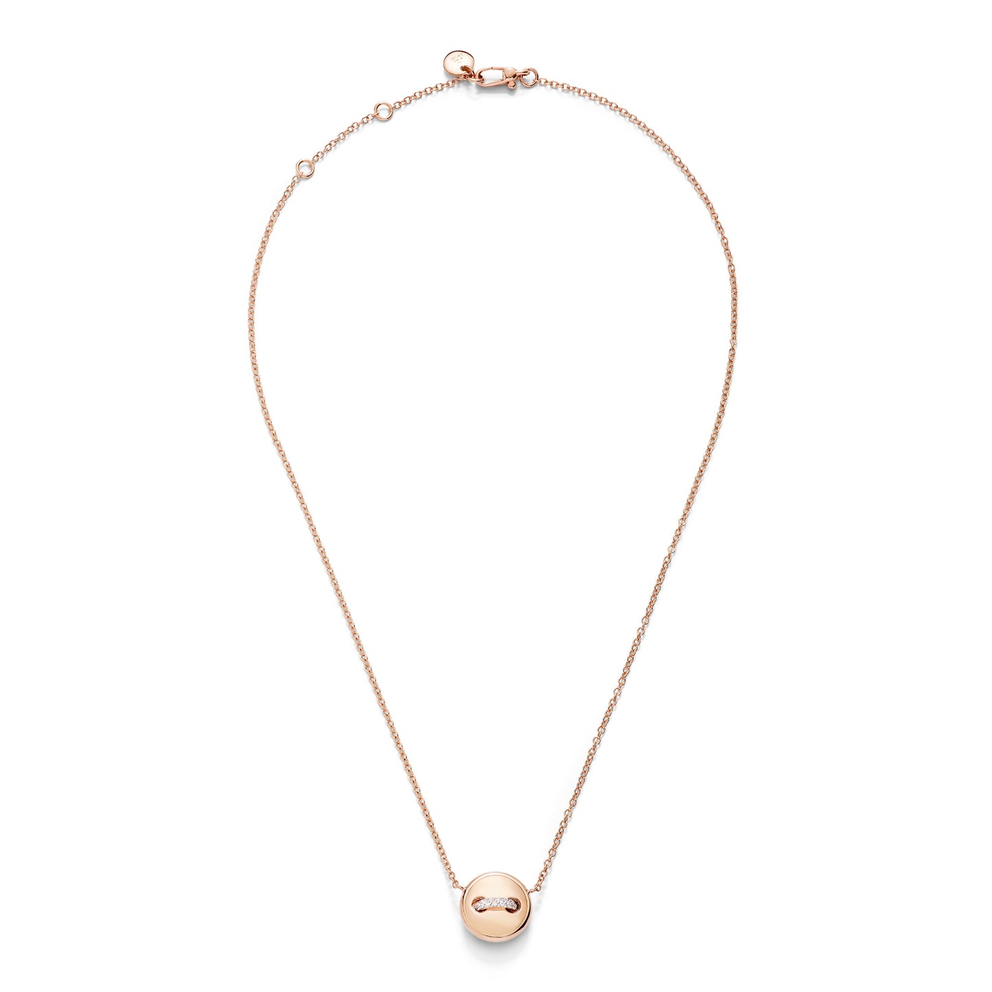 Pom Pom Dot Wendbare Halskette, Bicolor-Gold • Diamant • Türkis von Pomellato (PCC5031O7WHRDB0TU)