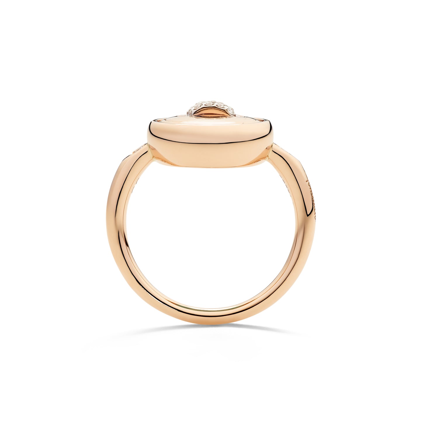 Pom Pom Dot Wendbarer Ring, Bicolor-Gold • Diamant • Türkis von Pomellato (PAC5031O7WHRDB0TU)