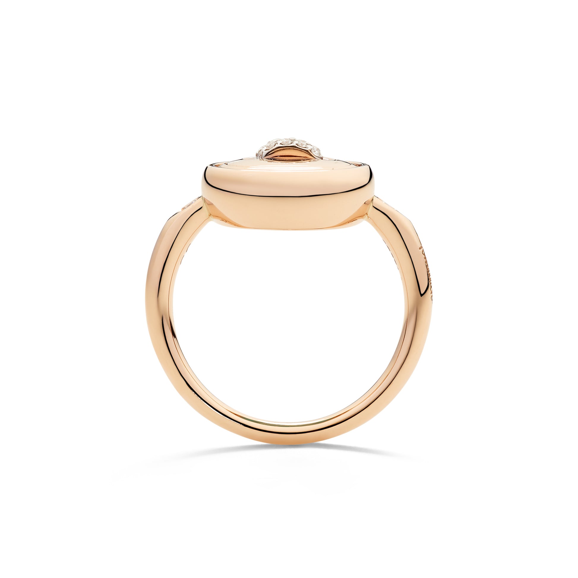 Pom Pom Dot Wendbarer Ring, Bicolor-Gold • Diamant • Türkis von Pomellato (PAC5031O7WHRDB0TU)