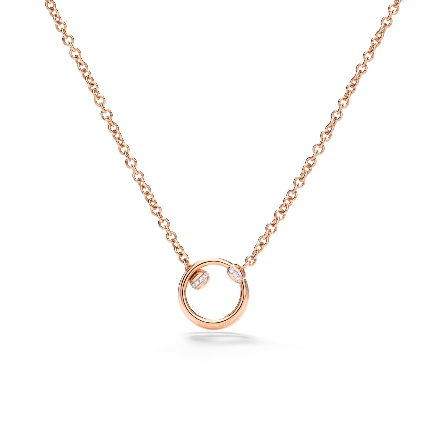 Pomellato Together Halskette mit Anhänger, Roségold • Diamant von Pomellato (PCC4012O7WHRDB000)