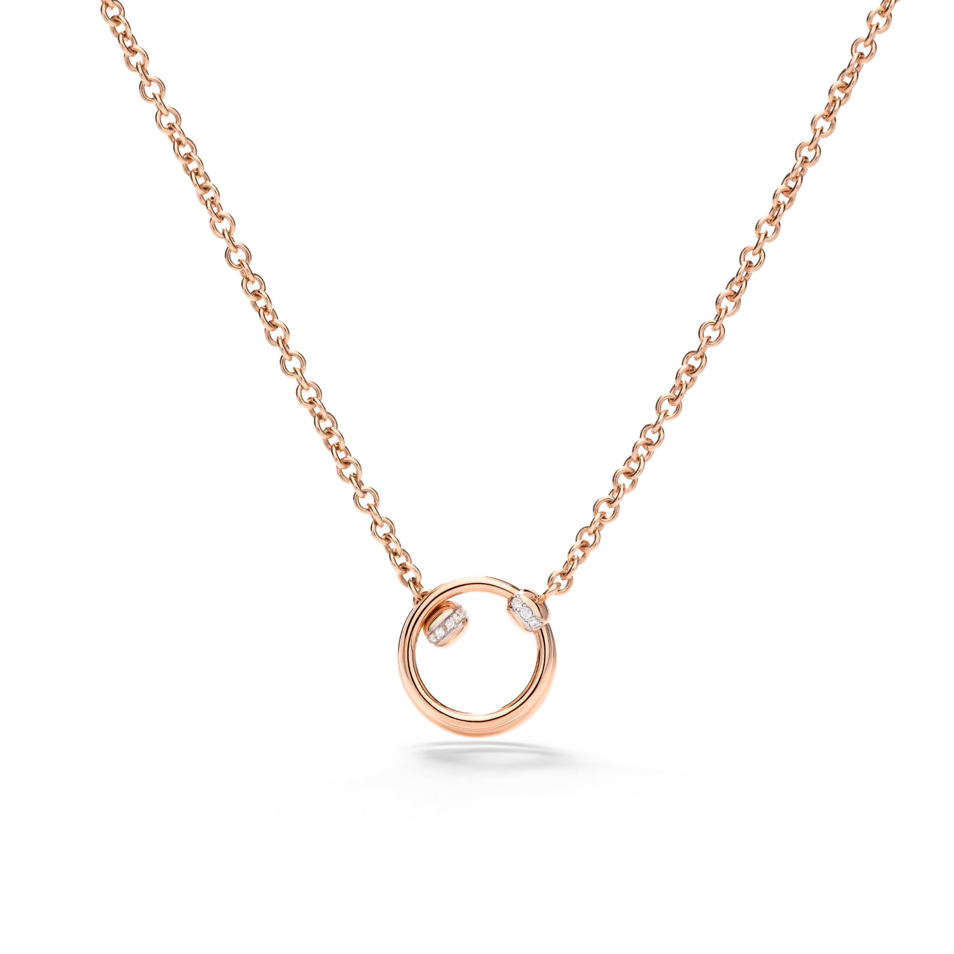 Pomellato Together Halskette mit Anhänger, Roségold • Diamant von Pomellato (PCC4012O7WHRDB000)