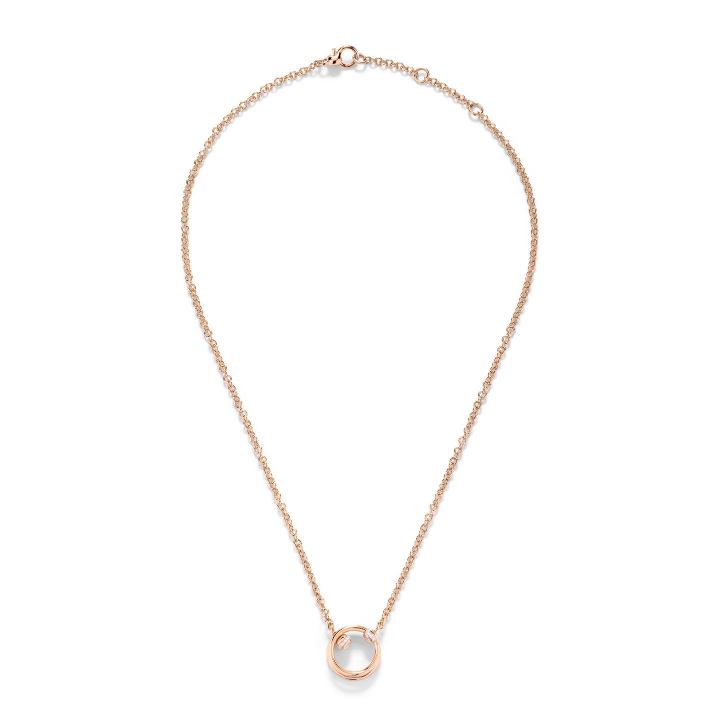 Pomellato Together Halskette mit Anhänger, Roségold • Diamant von Pomellato (PCC4012O7WHRDB000)