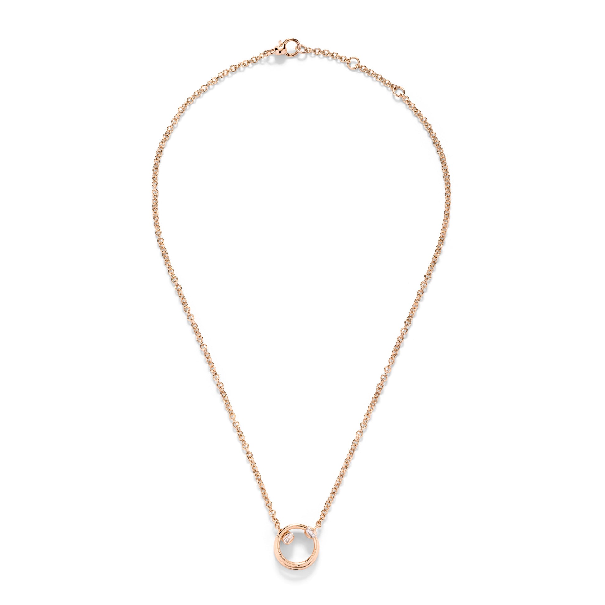Pomellato Together Halskette mit Anhänger, Roségold • Diamant von Pomellato (PCC4012O7WHRDB000)