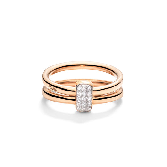 Pomellato Together Ring, Roségold • Diamant von Pomellato (PAC4012O7WHRDB000)