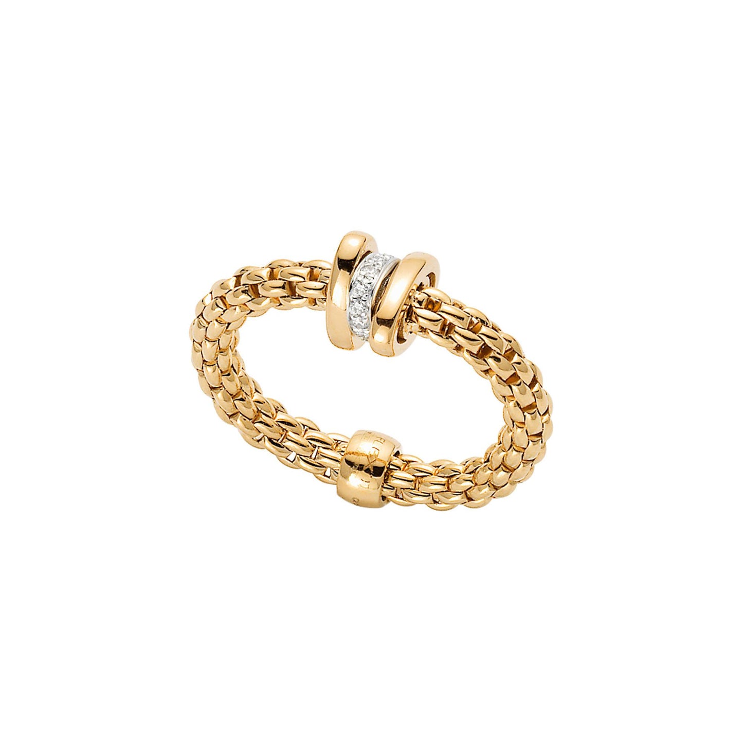 Prima Flex'it Ring, Bicolor-Gold • Diamant von FOPE (74408AX_BB_G_GBG_0XS)