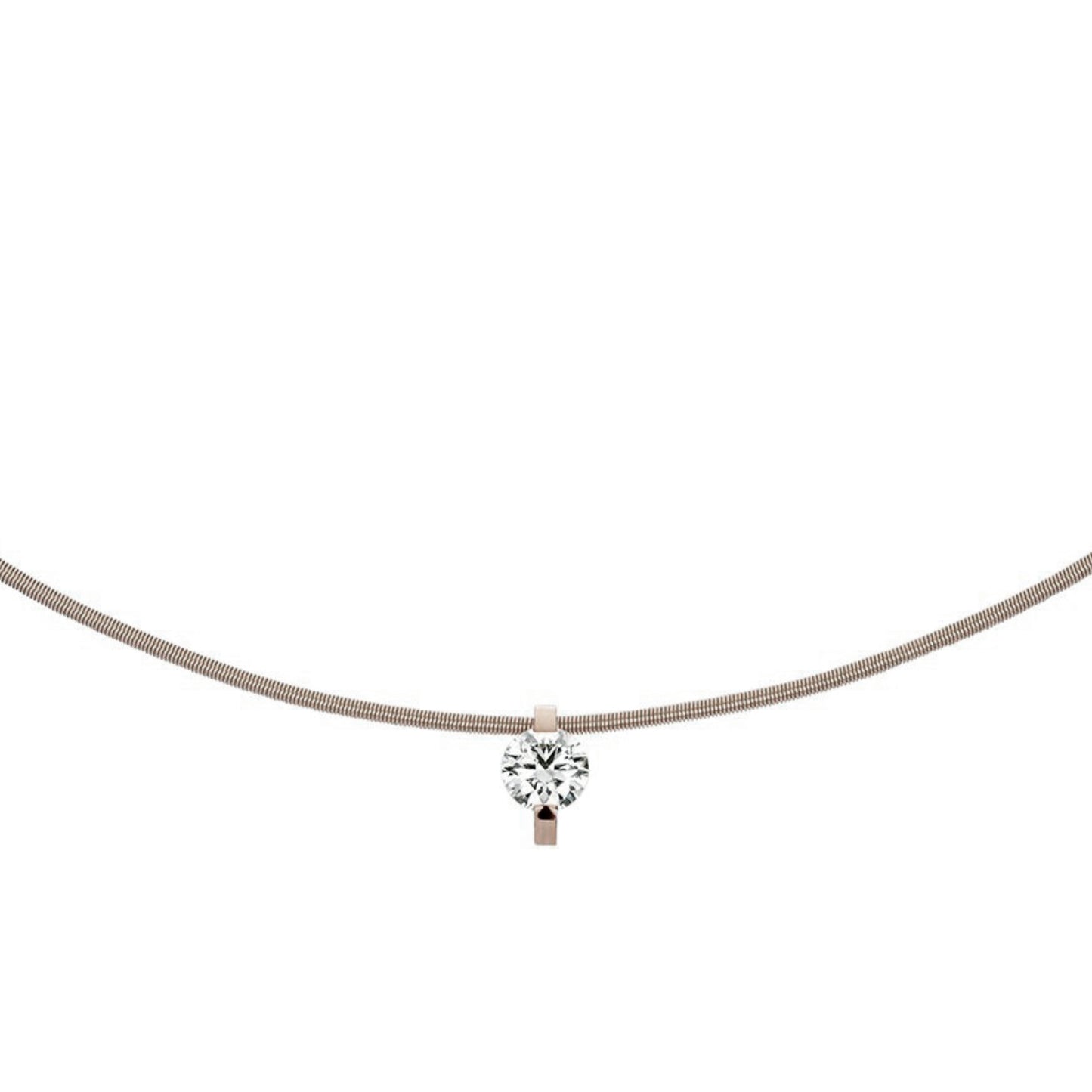 Princess Anhänger • Diamant von Niessing (N363960-8mm-0.4ct-fg)