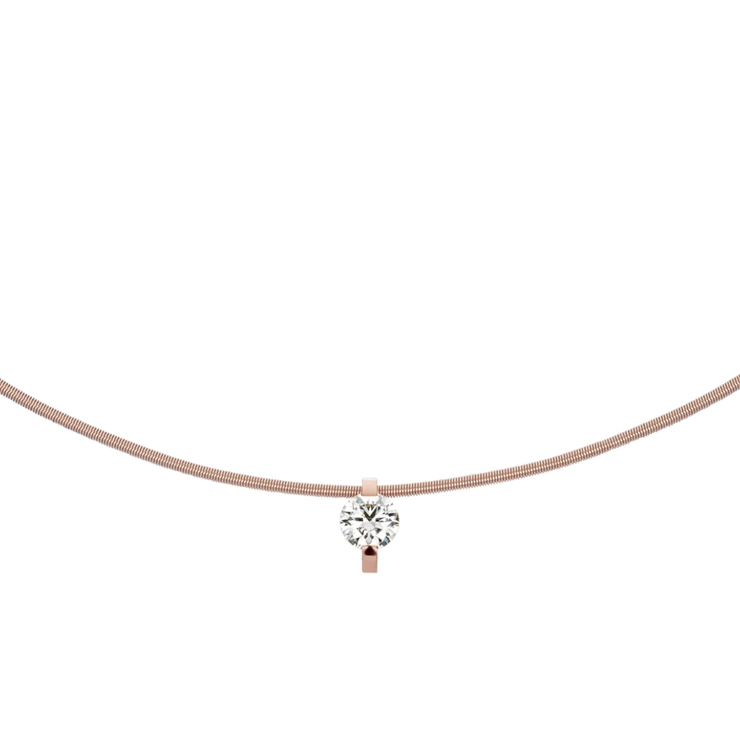 Princess Anhänger • Diamant von Niessing (N363960-8mm-0.4ct-rw)