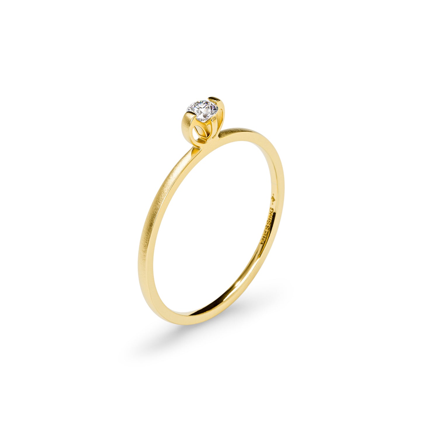 Princess C Ring • Diamant von Niessing (N381960-0.08ct-velvet-cy)