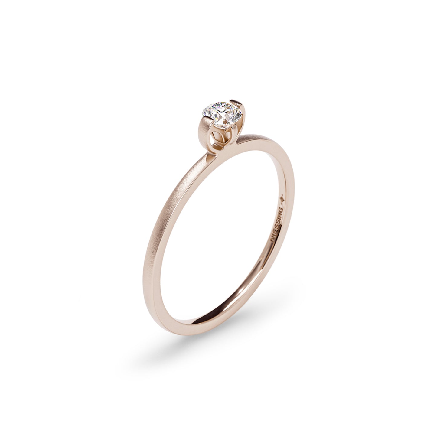 Princess C Ring • Diamant von Niessing (N381960-0.14ct-velvet-rw)