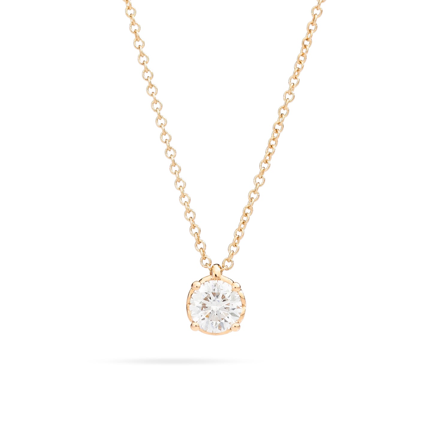 Anniversary Anhänger mit Halskette, Gelbgold • Diamant von Recarlo (P01PX001/G014)